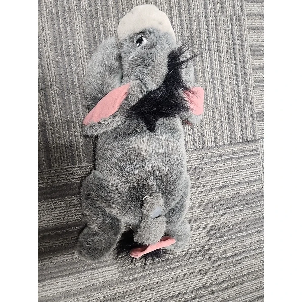 Vintage Walt Disney World Eeyore Plush Removable Tail Stuffed‎ Animal Super Soft